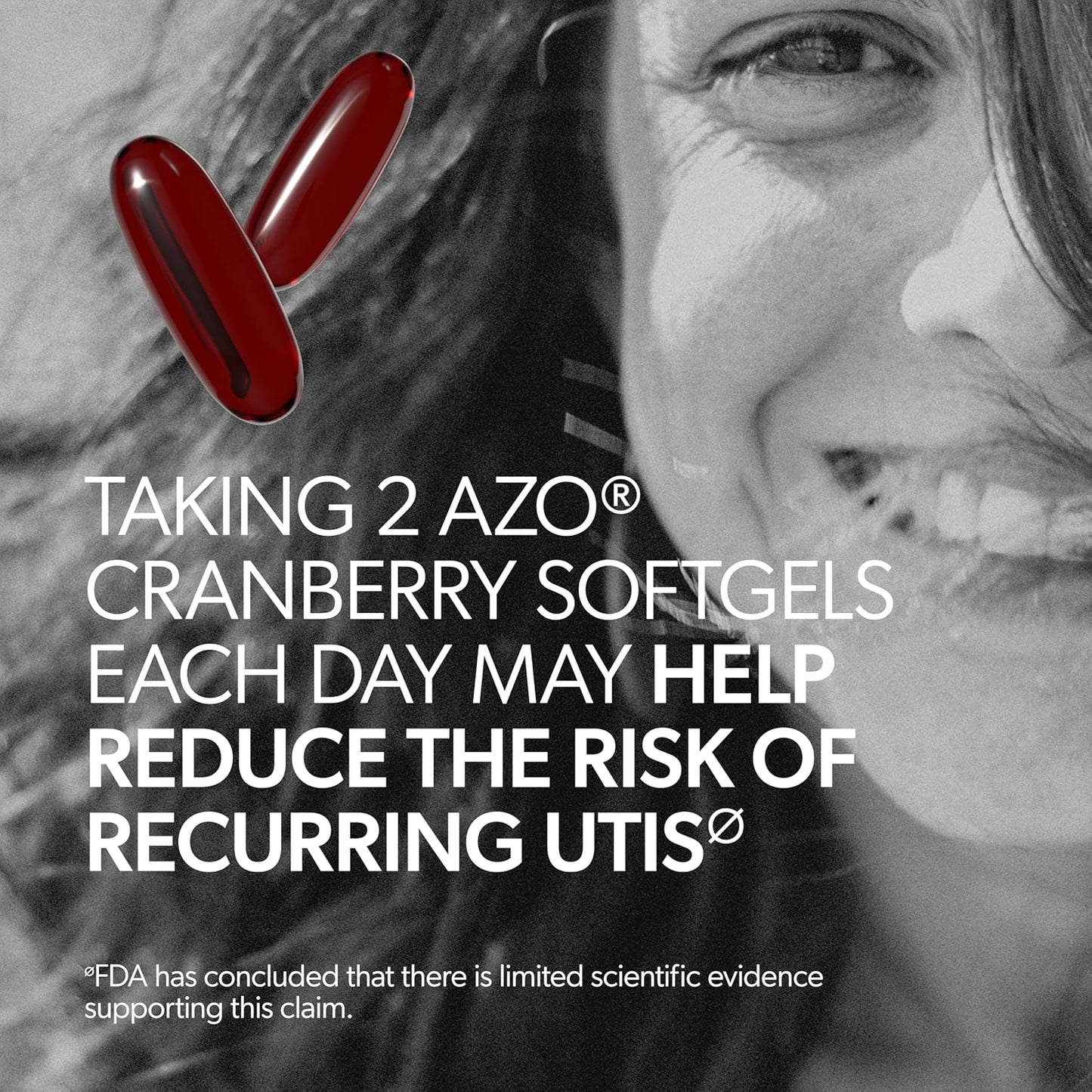 AZO Cranberry Supplement Dietary Softgels Sugar Free Non-GMO 100 Count