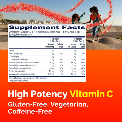 Emergen-C Kidz 250 mg Immune Support Dietary Supplement Crystals