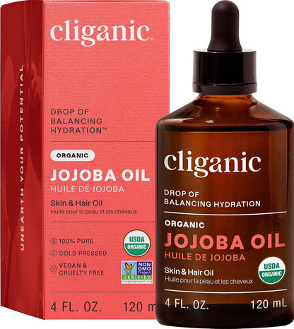 Cliganic Organic Cold Pressed Jojoba Oil