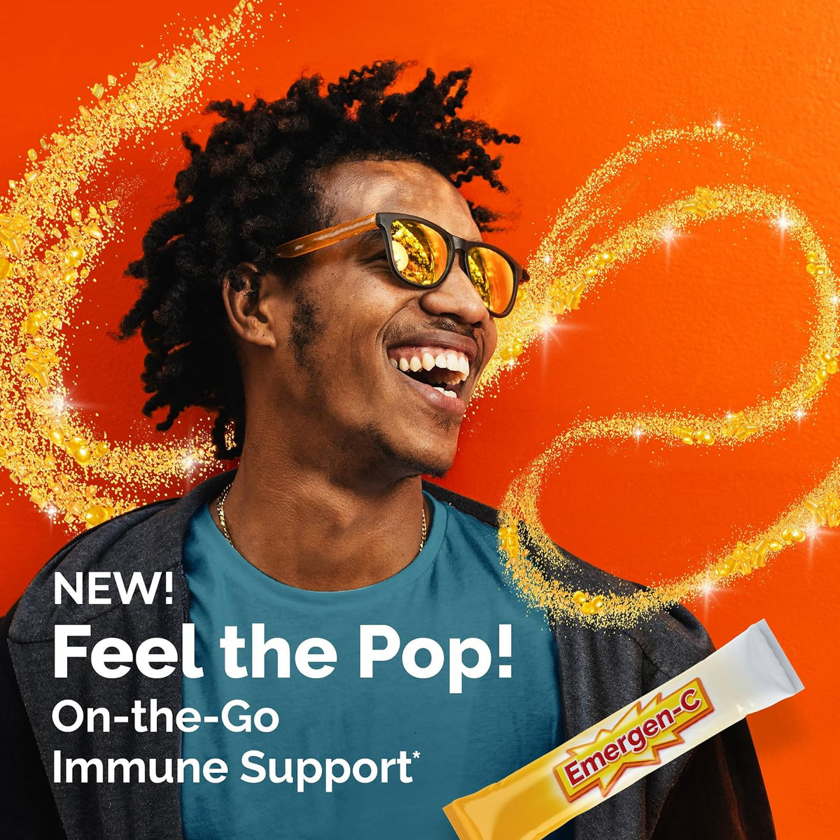 Emergen-C Vitamin C 500 mg Immune Support Crystals Packets