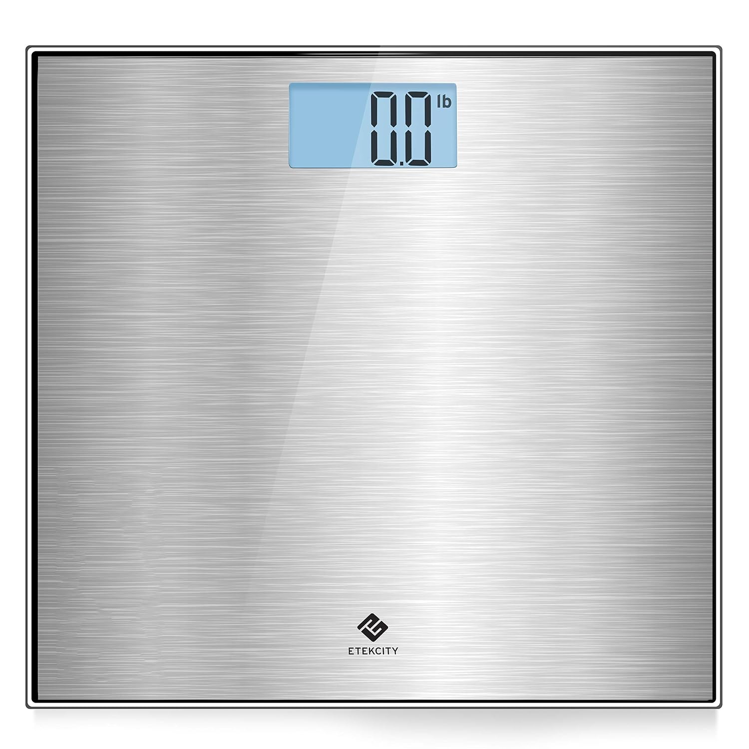 Etekcity Digital Body Weight Bathroom Scale 400 lb Capacity 6mm Tempered Glass Blue LCD Display