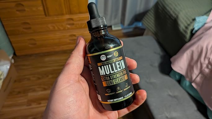HERBIFY Mullein Leaf Extract Respiratory Support Liquid Drops