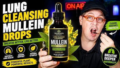 HERBIFY Mullein Leaf Extract Respiratory Support Liquid Drops