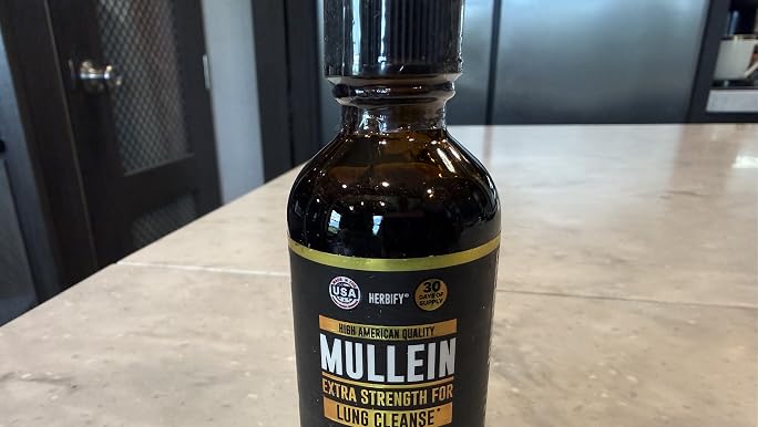 HERBIFY Mullein Leaf Extract Respiratory Support Liquid Drops
