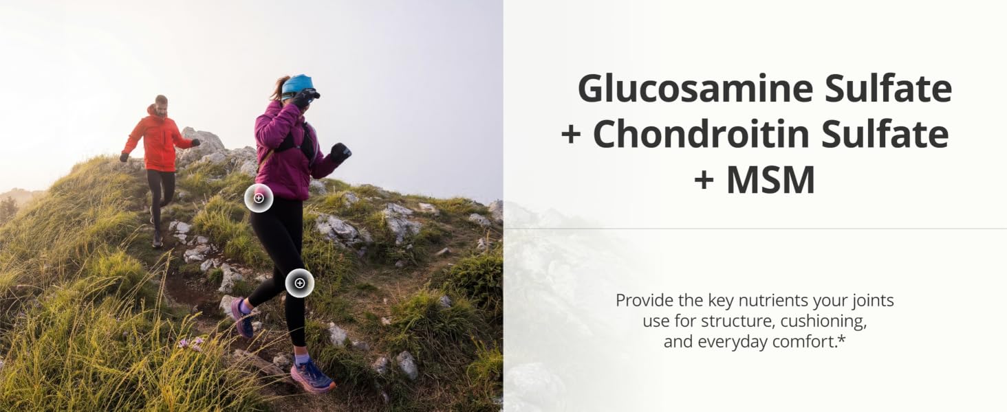 Vimerson Health Glucosamine Chondroitin MSM Joint Support Supplement 90 Count