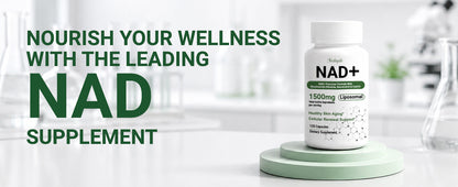 Ncduyde Liposomal NAD+ Supplement Nicotinamide Riboside Resveratrol 1500 mg