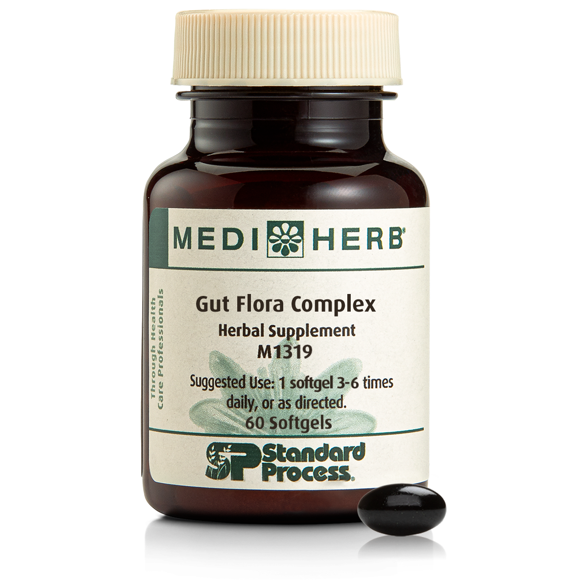 Standard Process Gut Flora Complex Digestive Support Supplement 60 Softgels