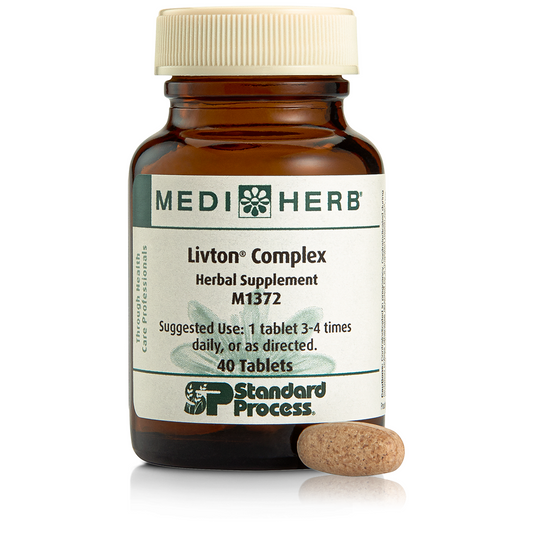 Standard Process Livton Complex Liver Support Supplement 40 Tablets