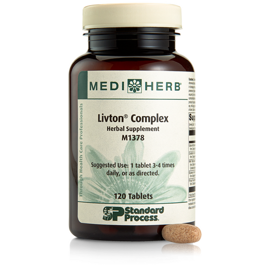 Standard Process MediHerb Livton Complex Liver Tonic 120 Tablets