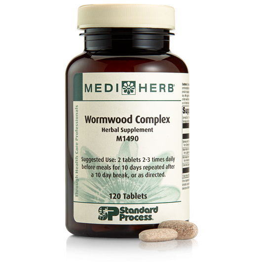 Standard Process Wormwood Complex Herbal Supplement 120 Tablets