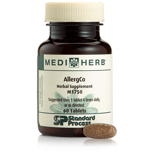 Standard Process AllergCo Herbal Supplement Tablets 60 Count - VitaBuy