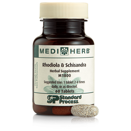 MediHerb Rhodiola & Schisandra Herbal Supplement Tablets 60 Tablets - VitaBuy