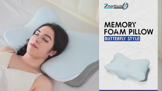 Osteo Cervical Pillow Neck Pain Relief Adjustable Memory Foam Cooling Case