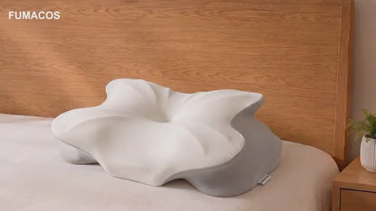 Osteo Cervical Pillow Neck Pain Relief Adjustable Memory Foam Cooling Case
