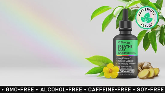 Peak Performance Organic Lung Detox Respiratory Support Liquid Drops