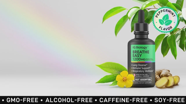 Peak Performance Organic Lung Detox Respiratory Support Liquid Drops
