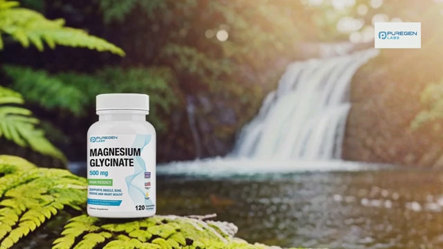 Double Wood Supplements Magnesium Glycinate 400mg Capsules 180 Count