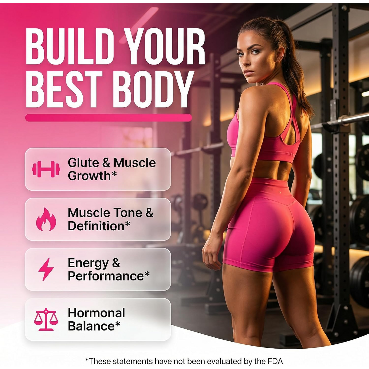 Creatine Monohydrate and BCAA Powder for Women