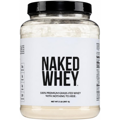NAKED Nutrition Grass Fed Whey Protein Powder 2 lb