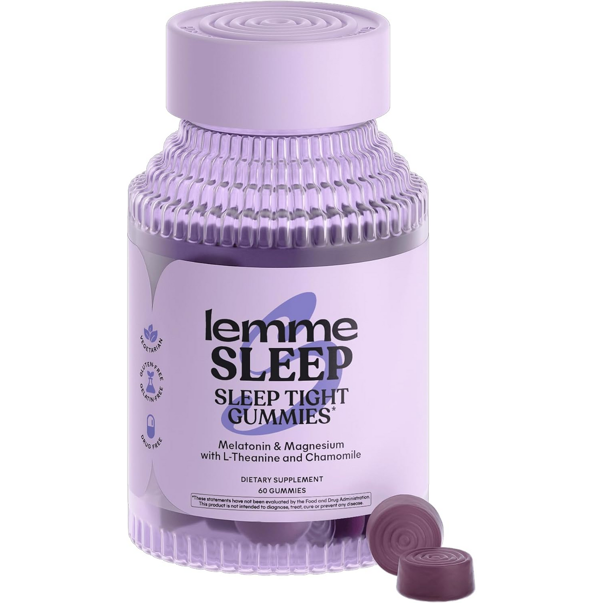 Lemme Sleep Melatonin Gummies 5 mg