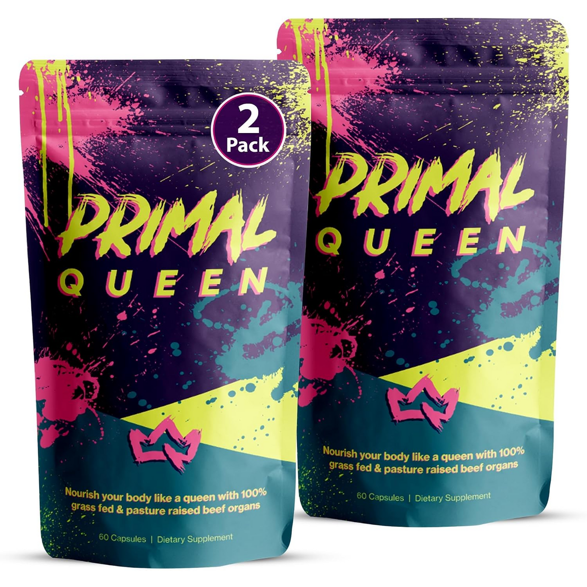 Primal Queen Grass Fed Beef Organ Supplement for Women