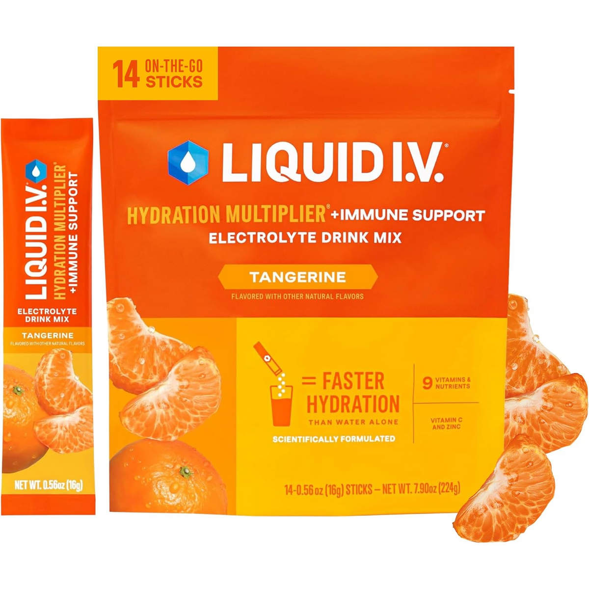 Liquid I.V. Hydration + Immune Electrolytes Powder 14 Count