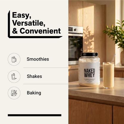 NAKED Nutrition Grass Fed Whey Protein Powder 2 lb