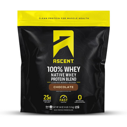 Ascent 100% Whey Protein Powder 4 lb