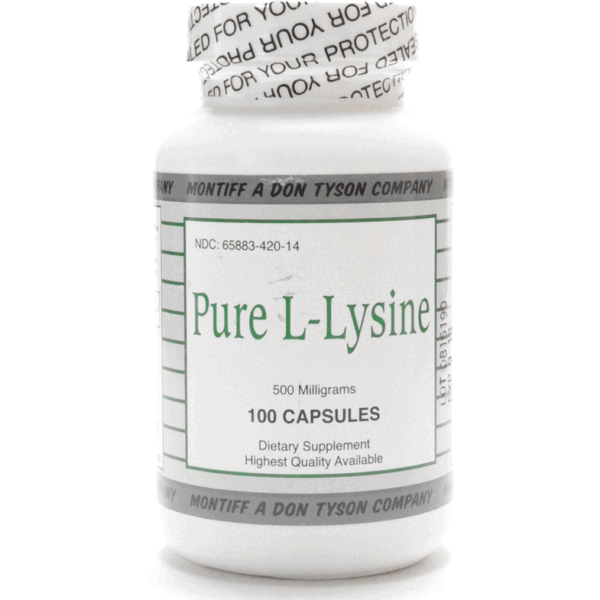 Pure L-Lysine 500 mg by Montiff