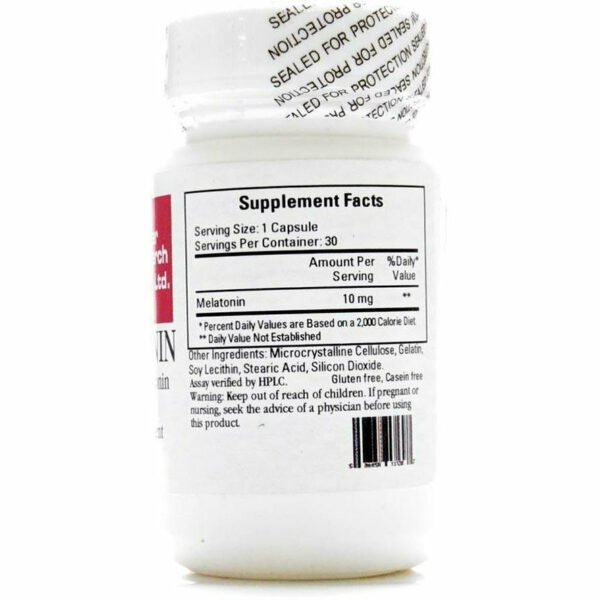 Oncotonin Melatonin 10 mg 30 caps by Ecological Formulas - Image 2