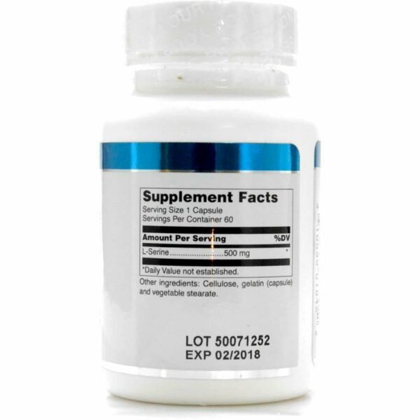 L-Serine 500 mg 60 caps by Douglas Labs - Image 2