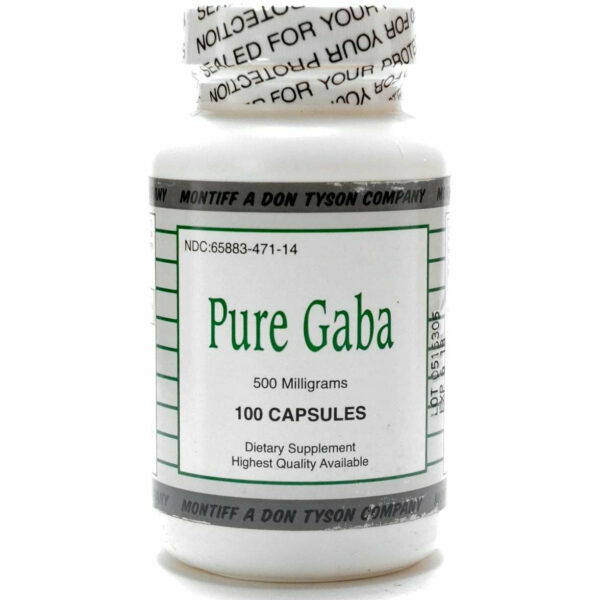 Pure Gaba 500 mg 100 caps by Montiff