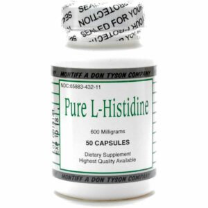 Pure L-Histidine 600 mg 50 caps by Montiff
