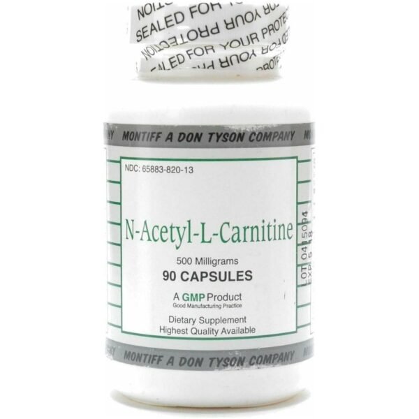 N-Acetyl-L-Carnitine 500 mg 90 caps by Montiff