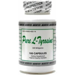 Pure L-Tyrosine 500 mg 100 caps by Montiff