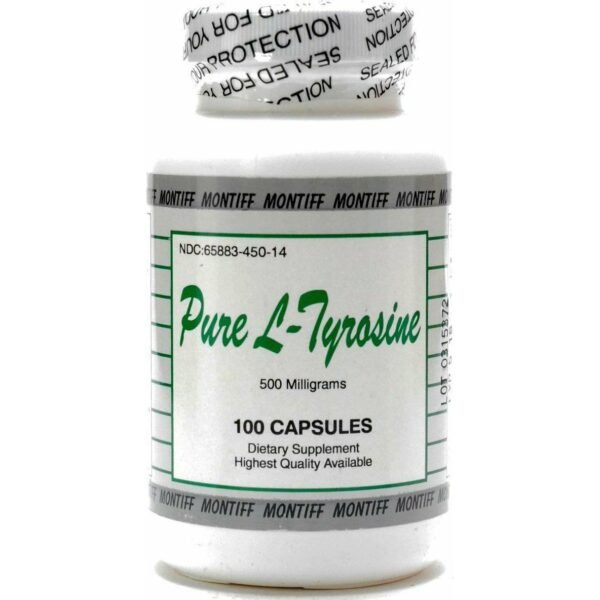 Pure L-Tyrosine 500 mg 100 caps by Montiff