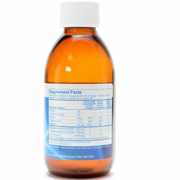 Finest Pure Fish Oil Strawberry 6.8 oz by Pharmax - Image 2