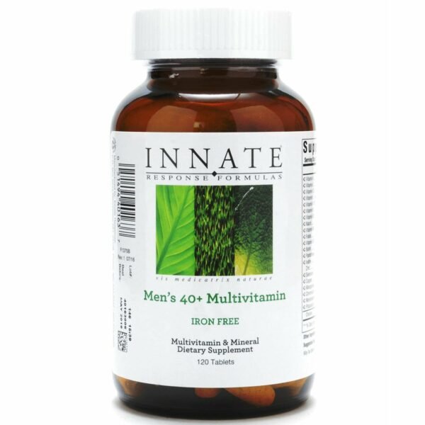 Men's 40+ Multivitamin Iron Free 120 tabs by Innate Response