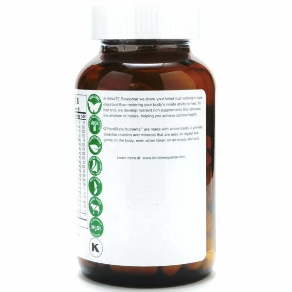 Men's 40+ Multivitamin Iron Free 120 tabs by Innate Response - Image 2