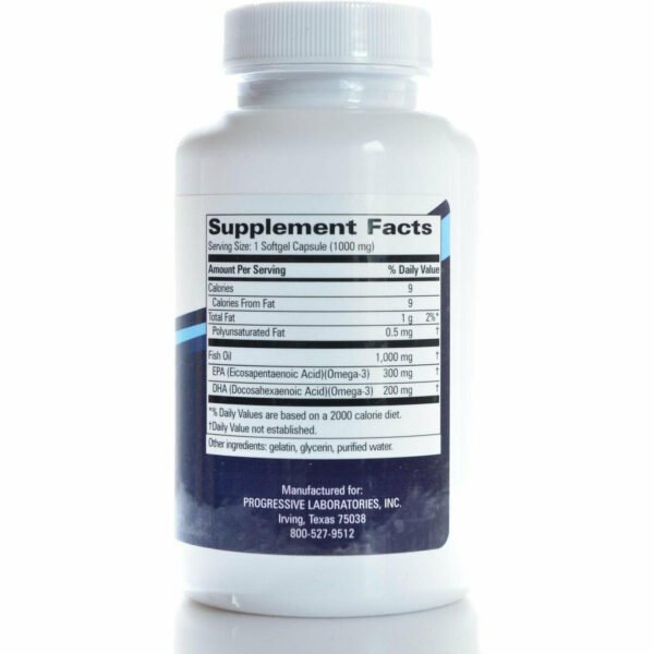 EPA-DHA Super 60 gels by Progressive Labs - Image 3