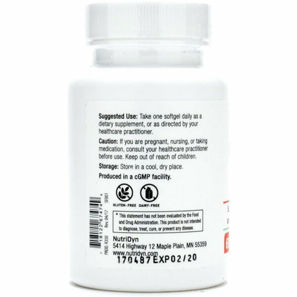 CoQ10 100 mg 60 Softgels by Nutri-Dyn - Image 3