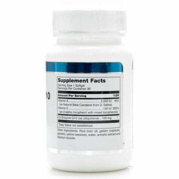 CoEnzyme Q10 100 mg 30 gels by Douglas Labs - Image 2