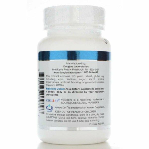 Ubiquinol-QH 60 caps by Douglas Labs - Image 2