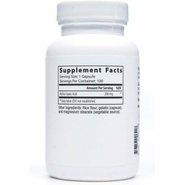Alpha Lipoic Acid 100 Caps by Nutri-Dyn - Image 2