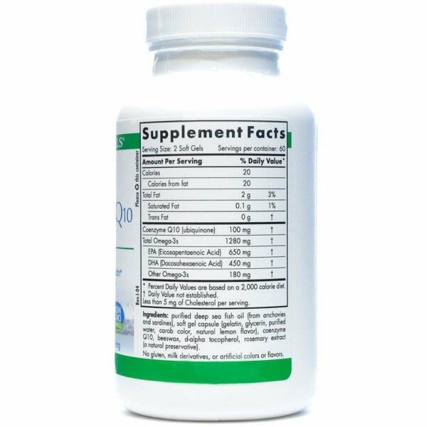 ProOmega CoQ10 1000 mg 60 gels by Nordic Naturals - Image 2