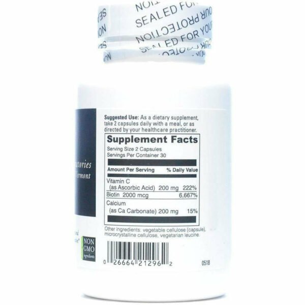 Biotin 60 caps by Davinci Labs - Image 2