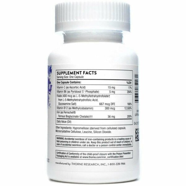 Ferrasorb 60 Capsules by Thorne Research - Image 2