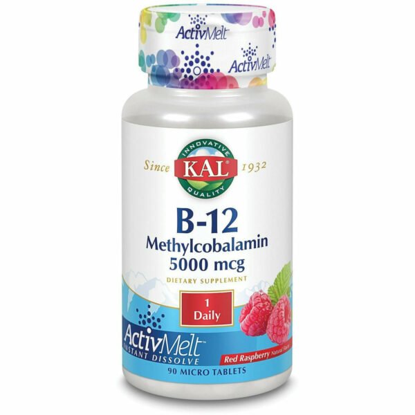 B12 Methyl 5,000 mcg Rasp 90 tabs By KAL
