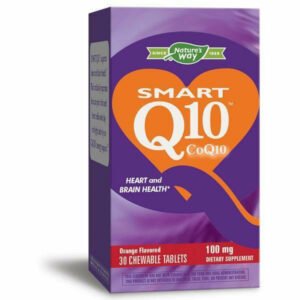SMART Q10 CoQ10 Orange Creme 100 mg 30 chew by Nature's Way