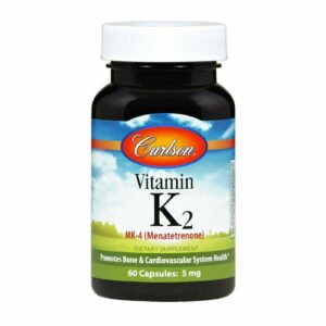 Vitamin K2 5 mg 60 caps by Carlson Labs